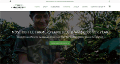Desktop Screenshot of farmersfirstcoffee.com
